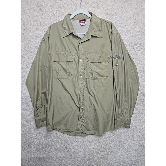 The North Face Other - The North Face Nylon Mens Light Weight Button Down Fishing Shirt XL